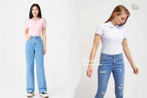 7+ phối đồ với áo thun có cổ nữ chuẩn style Hàn Quốc 9 Công thức đơn giản nhưng chuẩn thanh lịch, phù hợp cả đi làm lẫn đi chơi