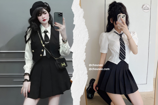 5 công thức phối đồ với cà vạt nữ thanh lịch chuẩn trend 8 Phong cách mới mẻ, cá tính nhưng vẫn giữ nét dịu dàng cho nàng