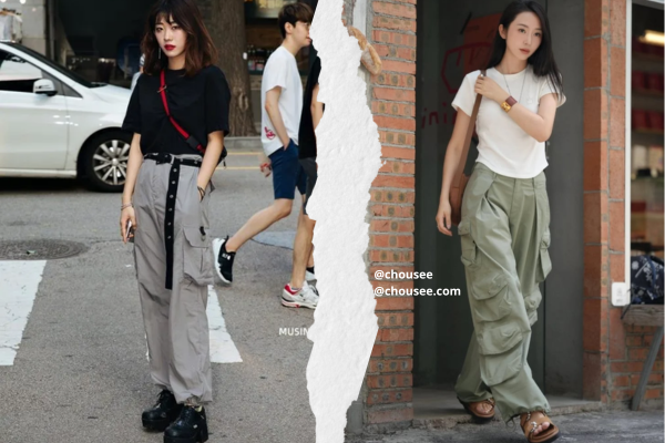 Quần túi hộp nữ mặc với áo gì ? 7 tips phối đồ tự tin khoe dáng 9 Outfit năng động, cá tính giúp nàng thoải mái đi chơi hay dạo phố