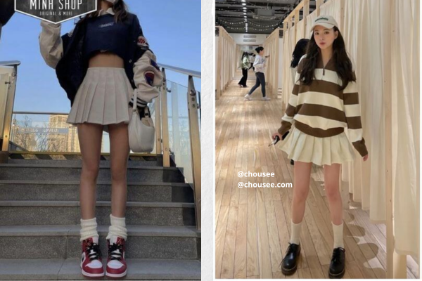 Outfit trẻ trung, năng động chuẩn phong cách Hàn Quốc