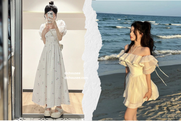 7 Cách Phối Đồ Đi Biển Cho Nữ Béo Hack Dáng, Lên Hình Cực Xinh 13 Mang lại vẻ ngoài ngọt ngào, trẻ trung và cực kỳ dễ thương